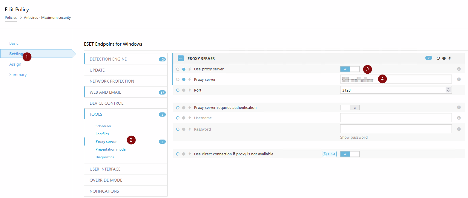 Eset proxy gui что это